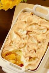Crustless-banana-meringue-pie