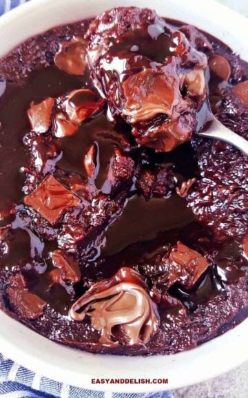 A close up of a plate covered with chocolate