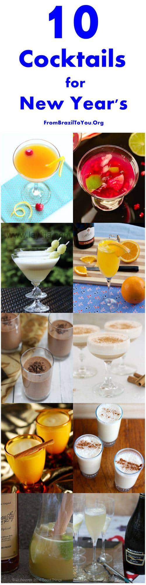 10 Cocktails for New Year's Easy and Delish
