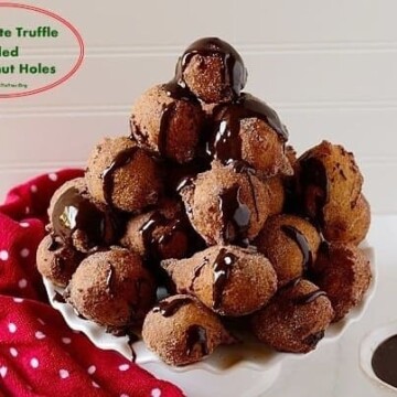 Bolinho de chuva com chocolate