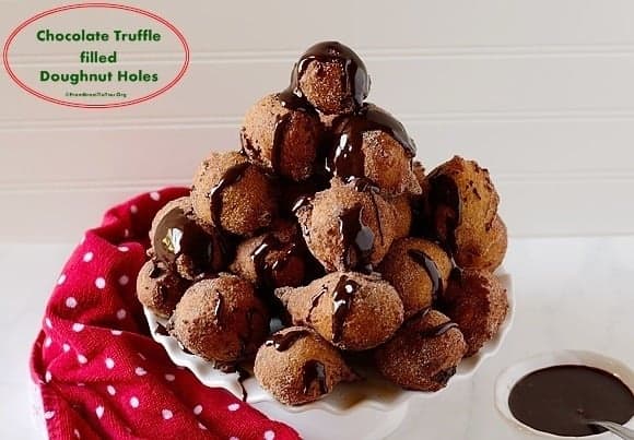 Bolinho de chuva com chocolate