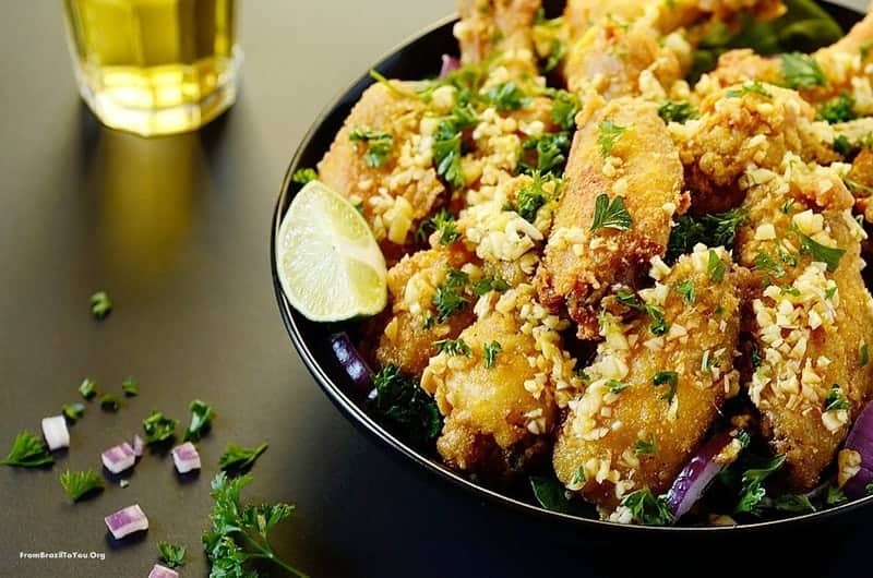 Brazilian appetizer in a plate