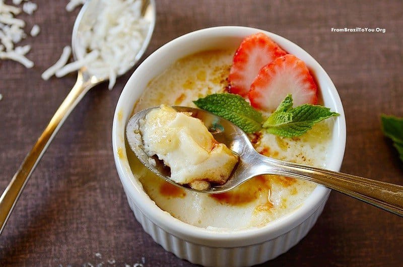 Four Ingredient, No Cook Coconut Creme Brulee