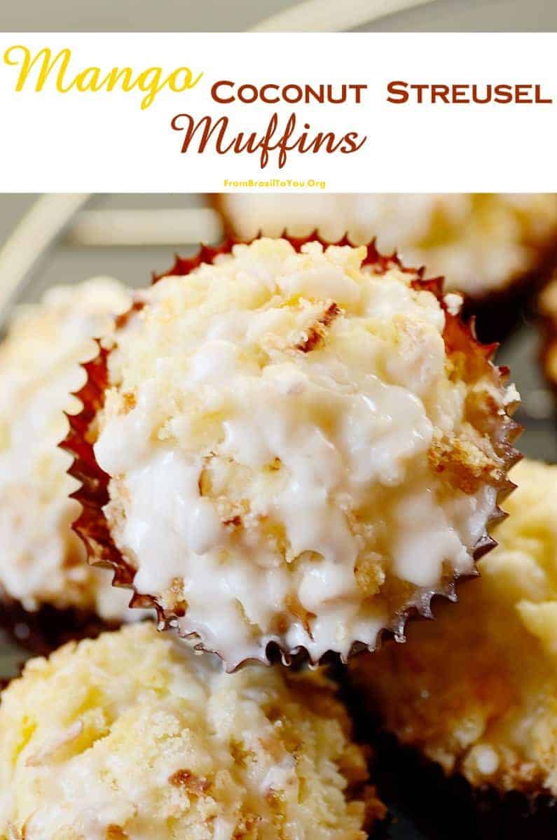 Mango Coconut Streusel Muffins