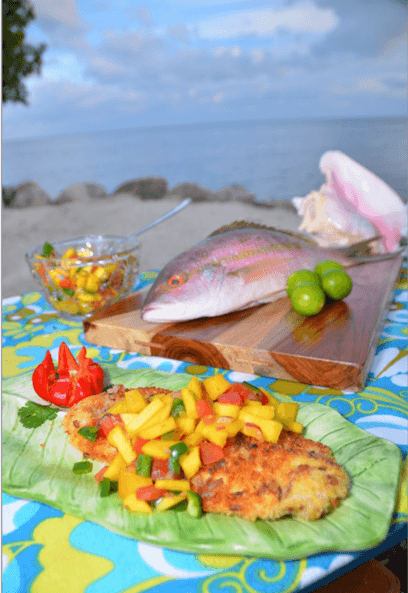 Onion Crusted Yellowtail