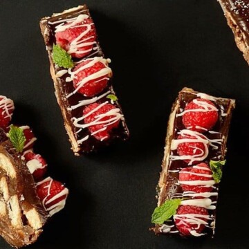 Palha italiana cookie bars