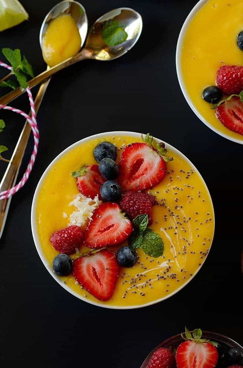 Mango Lime Smoothie Bowl by Denise Browning (3)-- FromBrazilToYou.Org
