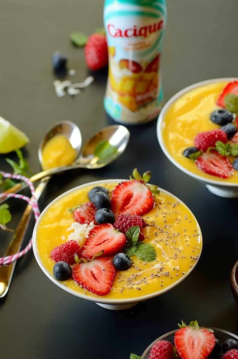 Mango Lime Smoothie Bowl by Denise Browning (5)-- FromBrazilToYou.Org