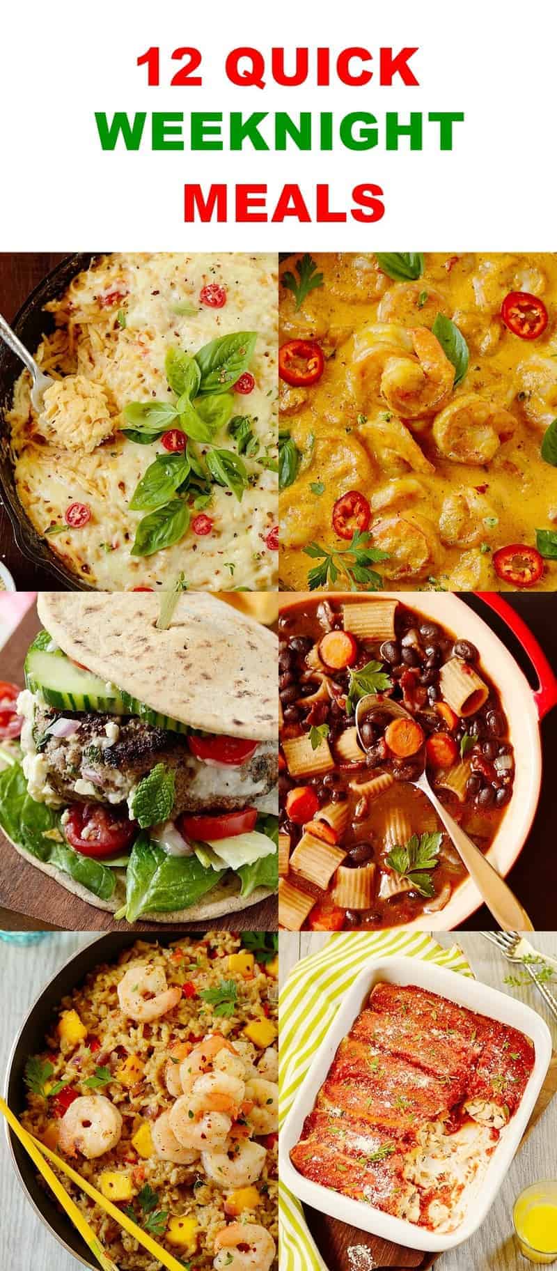 12 Quick Weeknight Meals to Make Dinner Easier - Easy and Delish
