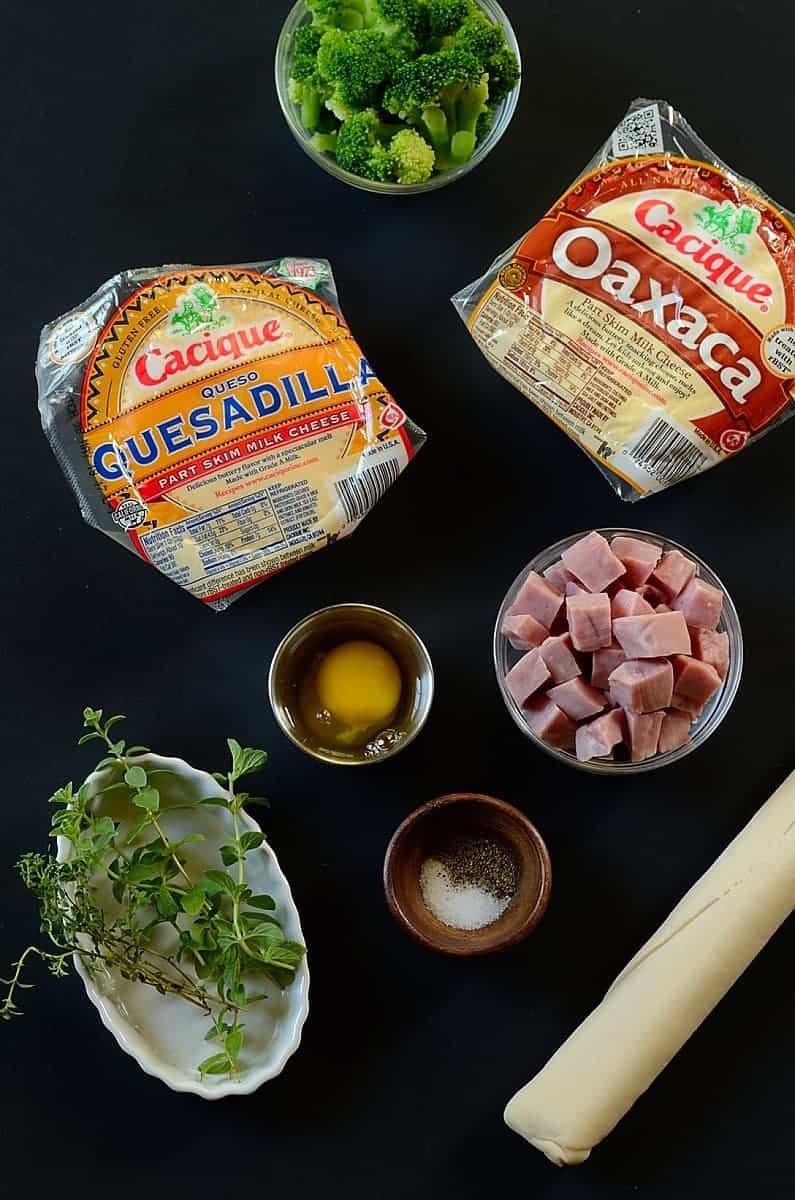 ingredients for healthy pop tarts on a table