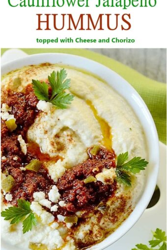 close up of a dip in a bowl