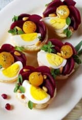 Pickled-beet-goat-cheese-tartlets