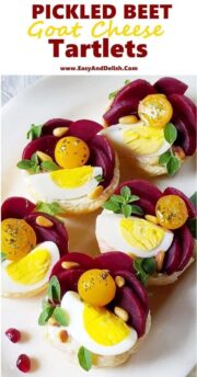 Pickled-beet-goat-cheese-tartlets