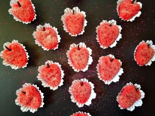 Strawberry brigadeiros from Easy and Delish.Com Strawberry-brigadeiros