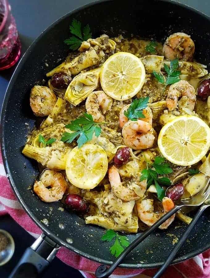 Frutos-do-mar-ao-pesto
