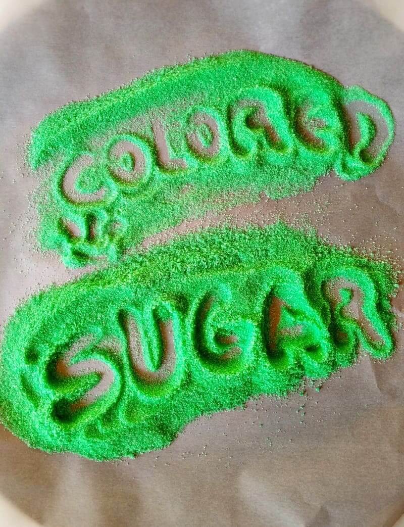colored sugar