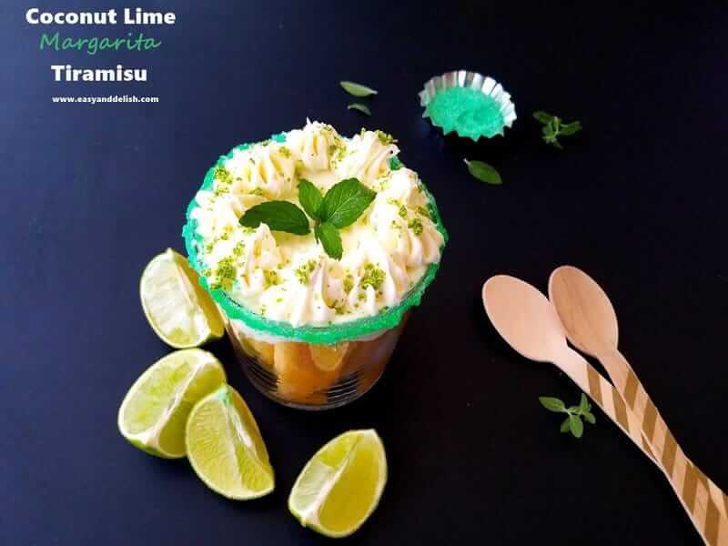 coconut tiramisu ina  glass