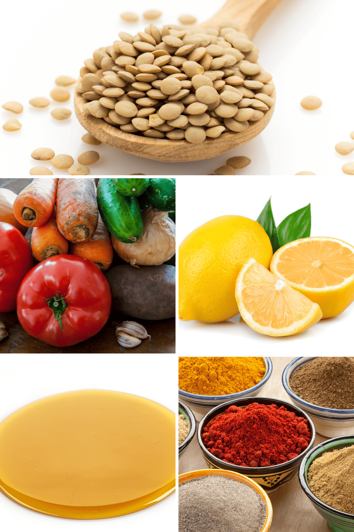 Image collage showing the recipe main ingredients.