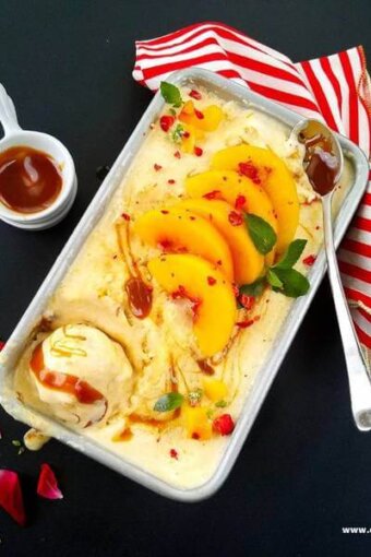 Frozen-peach-caramel-nice-cream