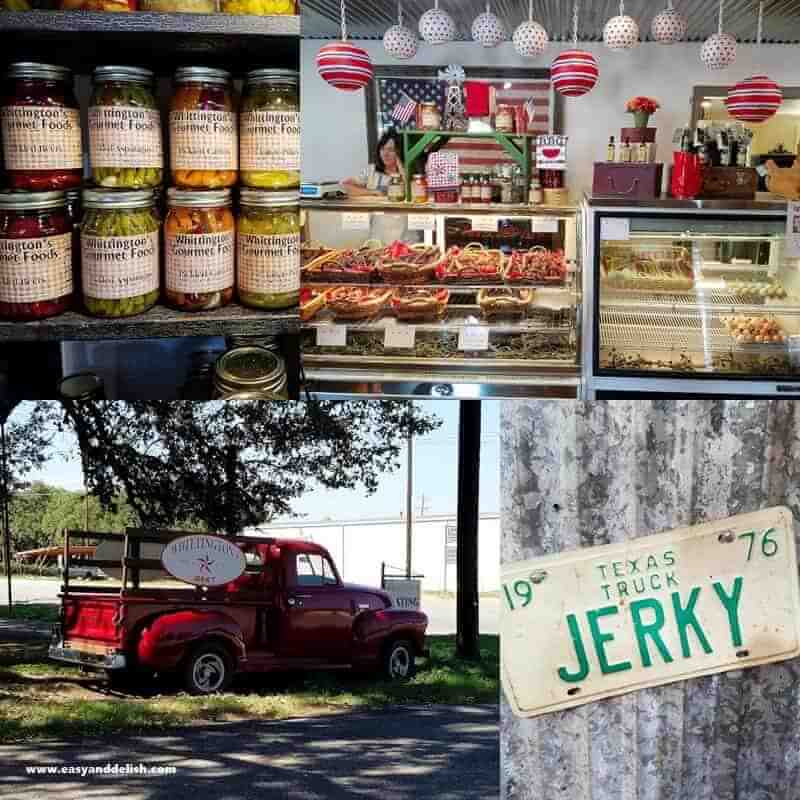 A car parked in front of a shop (collage)