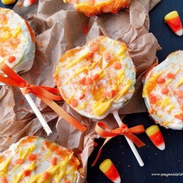 A close up of Halloween treats