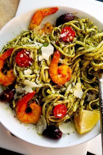 Kale-pesto-pasta