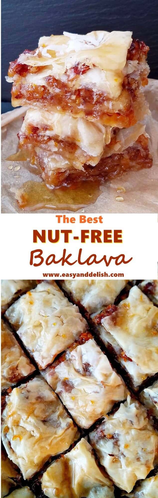 The Best NutFree Baklava Ever Easy and Delish