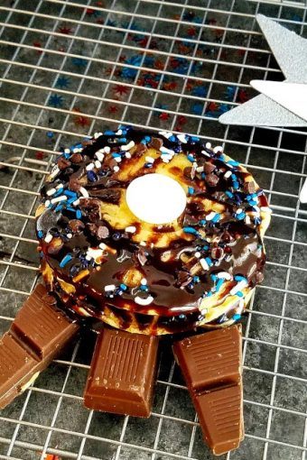 Star-wars-chocolate-banana-pancake-spaceship, Star-wars-party-tutorial
