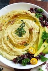 Avocado-cranberry-hummus, Dip, Spread
