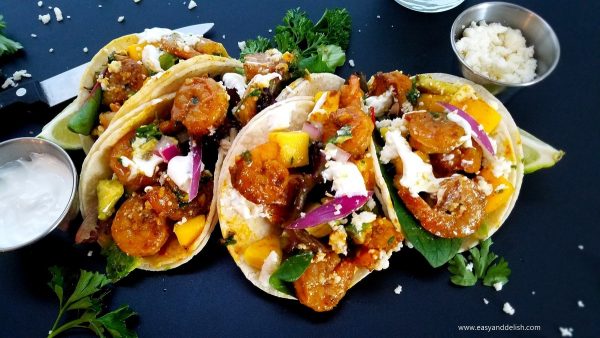 Mojito Shrimp Street Tacos — featured Mojito-shrimp-street-tacos