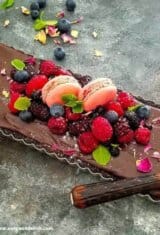 No-bake-nutella-tart, Hazelnut-tart