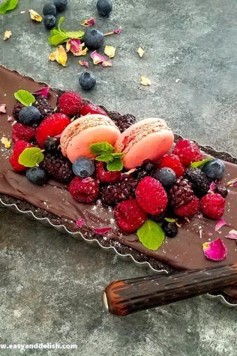 No-bake-nutella-tart, Hazelnut-tart