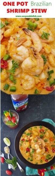 One-pot-Brazilian-shrimp-stew, Ensopado-de-camarao