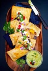 Takeout-Southwestern-taco-pie, Southwestern-taco-pop-tarts