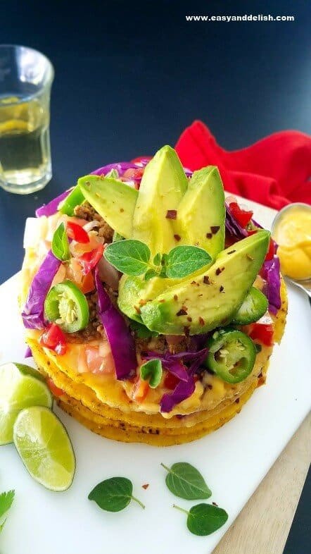 Queso Burger Tostadas — featured