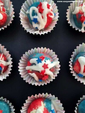 candies decorated for the 4th of july