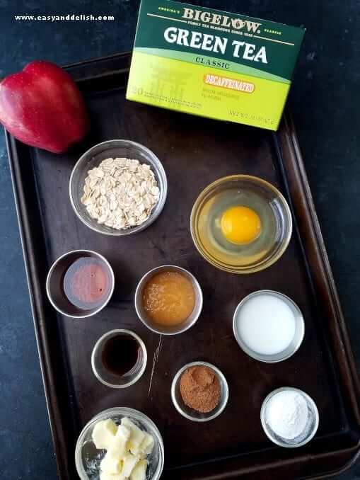 ingredients in a tray