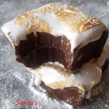 a pile of hot chocolate fudge