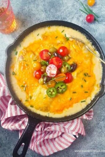 baked cod in a skillet