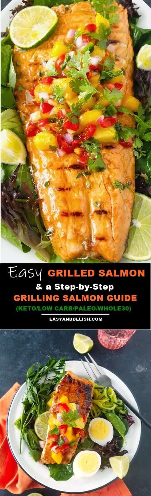Easy Grilled Salmon - Easy and Delish