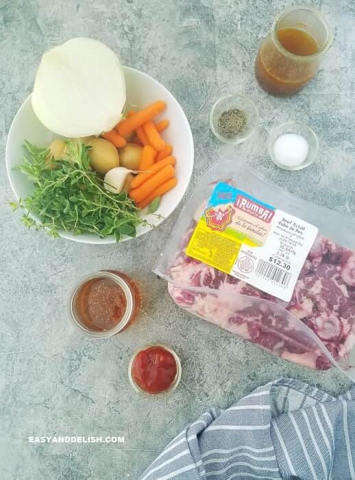 A variety of food on a table