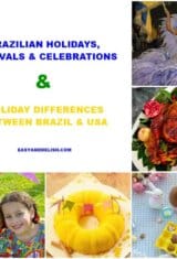 collage of Brazilian holidays, festivals, and celebrations