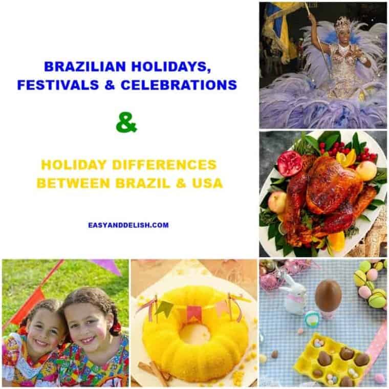 photo collage of Brazilian holidays, festivals, and celebrations