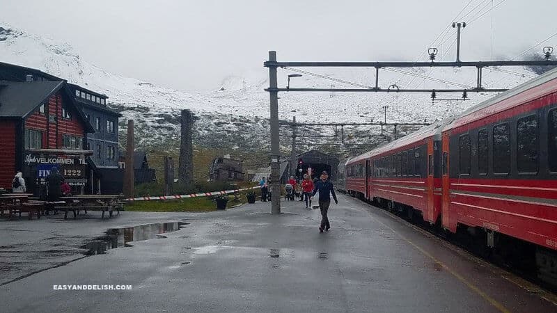 Train station in Norway