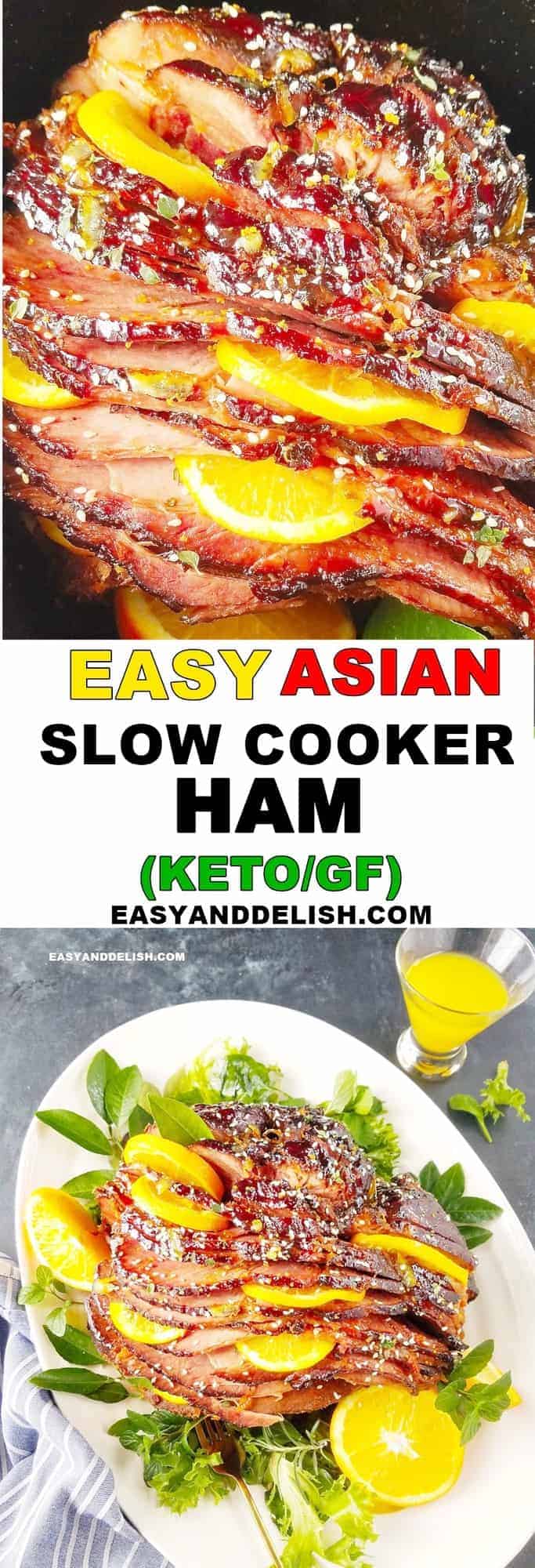 Slow Cooker Ham Recipe with Orange Glaze Easy and Delish