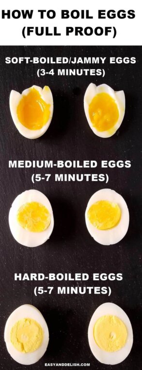 How to Hard Boil Eggs (3 Ways) - Easy and Delish