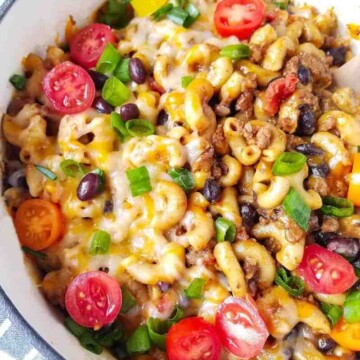 black bean pasta close up