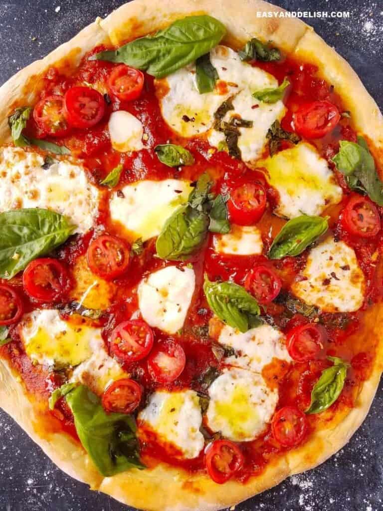 Best Homemade Margherita Pizza Recipe (5 Ingredients) Easy and Delish