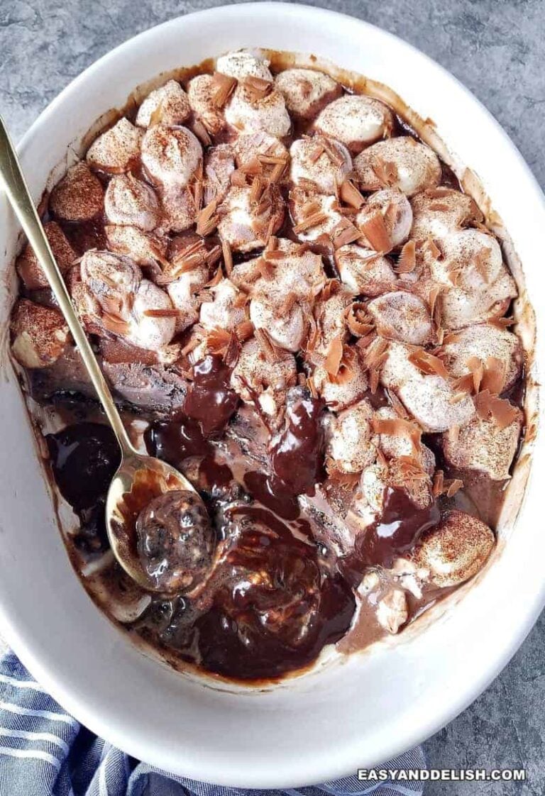 oreo trifle partially eaten