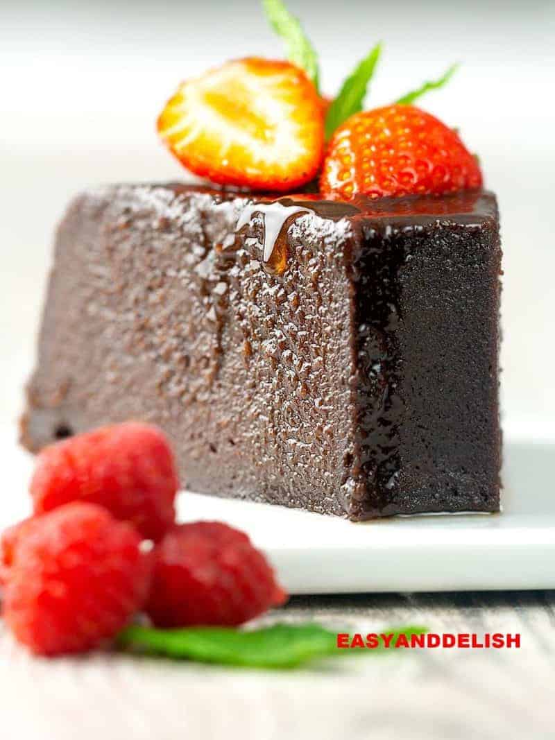 Brazilian Chocolate Bread Pudding Flan Recipe (5 Ingredients) Easy